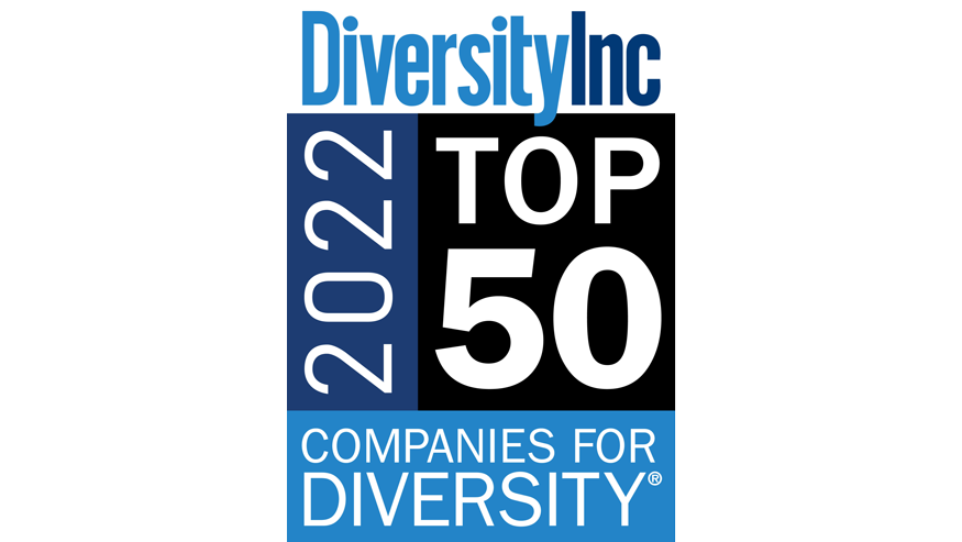 2022 DiversityInc's Top 50 Companies for Diversity award logo