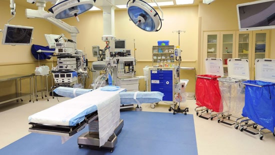 Overview Shot of an operating room