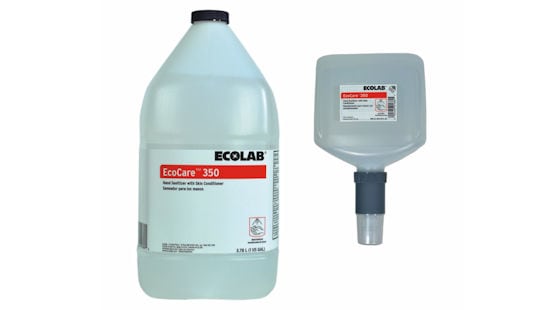 EcoCare 350 bottle and dispenser