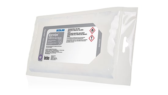 Klerwipe 70|30 IPA Non-Sterile Pouch Wipe (Low Particulate Polyester/Cellulose)