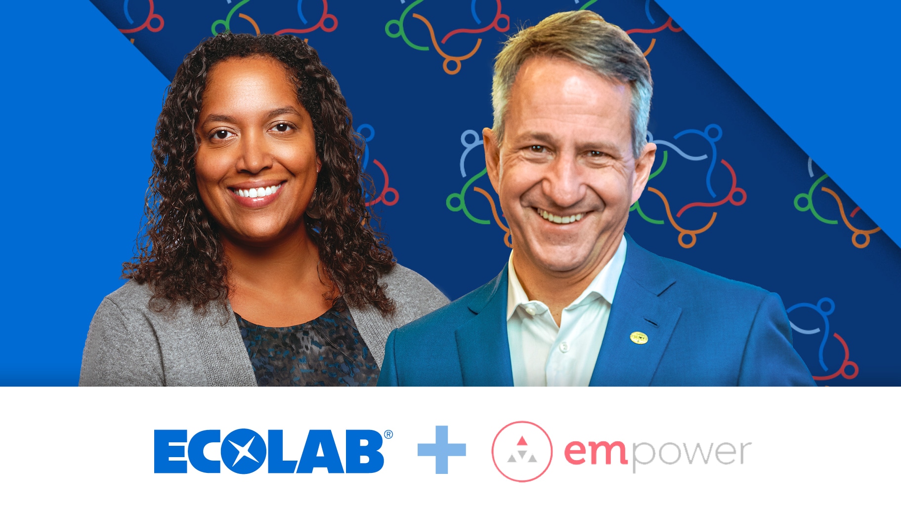 Christophe Beck, président et chef de la direction d'Ecolab, et Gail Peterson, directrice du marketing, figurent sur la liste des modèles Empower de 2023 publiée par INvolve.