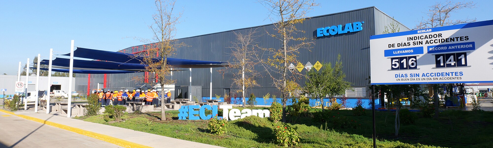 Usine Ecolab de Santiago au Chili