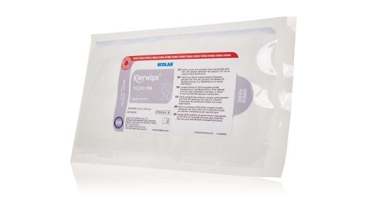 Lingettes de poche Klerwipe™ avec alcool isopropylique 70/30 mélangé à de l'eau pour injection