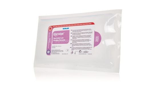 Ecolab Klerwipe™ Low Residue Peroxide Pouch Wipes