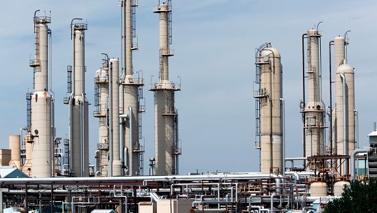 gas plant photo for midstream industry